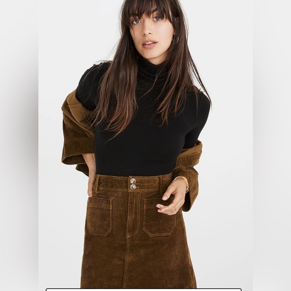 Madewell Corduroy A-Line Mini Skirt, 10, NWT